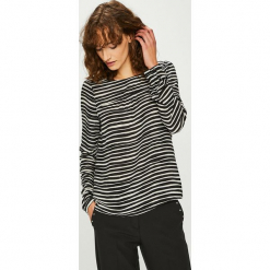 Vero Moda - Bluzka. Szare bluzki asymetryczne Vero Moda, l, z materiału, z okrągłym kołnierzem. Za 89,90 zł.