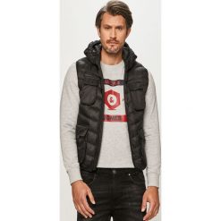 Brave Soul - Bezrękawnik. Czarne płaszcze męskie Brave Soul, s, bez wzorów, z poliesteru, z kapturem. Za 149,90 zł.