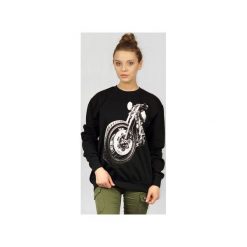 Bluza UNDERWORLD casual Motor. Czarne bluzy rozpinane damskie Underworld, m, z nadrukiem, z bawełny. Za 119,99 zł.