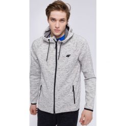 Bejsbolówki męskie: Bluza męska BLM220 – szary melanż – 4F