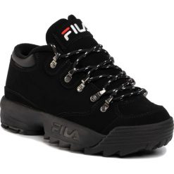 Sneakersy FILA - Disruptor Hiker Low Wmn 1010749.12V Black/Black. Czarne półbuty damskie Fila, ze skóry ekologicznej. W wyprzedaży za 319,00 zł.