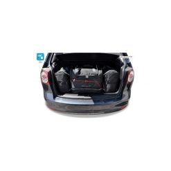 VW GOLF PLUS, 2008-2012 TORBY DO BAGAŻNIKA 4 SZT KJUST - 7043029. Czarne torby podróżne KJUST, bez wzorów, z kauczuku, klasyczne. Za 849,00 zł.