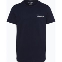 Review - T-shirt męski, niebieski. Niebieskie t-shirty męskie Review, m, z klasycznym kołnierzykiem. Za 29,95 zł.