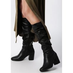 Czarne Kozaki Parkrose. Czarne kozaki damskie Born2be, retro, z okrągłym noskiem, na zamek. Za 219,99 zł.
