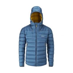 Kurtki sportowe męskie: RAB Męska Kurtka Puchowa Electron Jacket Niebieska r. M