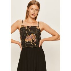 Brixton - Top. Czarne bluzki damskie Brixton, xs, bez wzorów, z wiskozy, casualowe, z okrągłym kołnierzem, bez rękawów. W wyprzedaży za 119,90 zł.