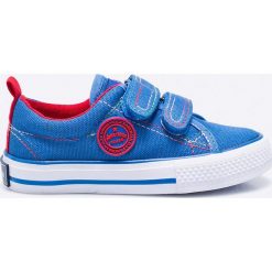 American Club - Tenisówki dziecięce. Szare buty chłopięce sportowe marki American CLUB, z materiału. W wyprzedaży za 39,90 zł.