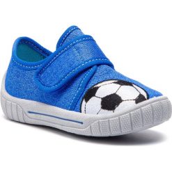 Kapcie SUPERFIT - 8-00273-85 M Bluet Kombi. Niebieskie sandały chłopięce Superfit, z tworzywa sztucznego, bez zapięcia. Za 119,00 zł.