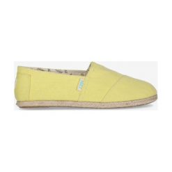 Paez Espadryle Żółty. Żółte espadryle damskie Paez, bez wzorów, ze skóry, bez obcasa. Za 249,95 zł.