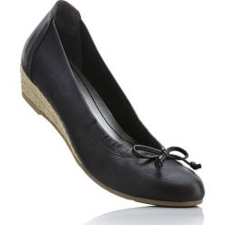 Buty ślubne damskie: Espadryle na koturnie Marco Tozzi bonprix czarny