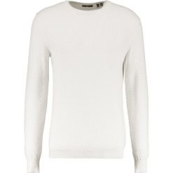 Swetry klasyczne męskie: GANT CREW Sweter cream