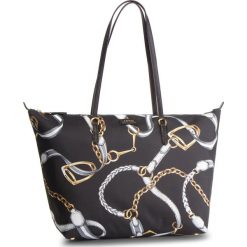 Torebka LAUREN RALPH LAUREN - Chadwick 431743171001 Black Belt. Czarne torebki klasyczne damskie marki Lauren Ralph Lauren, bez wzorów, z materiału, klasyczne, bez dodatków. Za 649,00 zł.