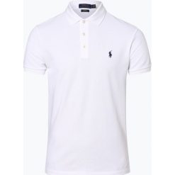 Polo Ralph Lauren - Męska koszulka polo – Slim fit, biały. Białe koszulki męskie Polo Ralph Lauren, xl, bez wzorów, z bawełny, eleganckie, bez rękawów. Za 499,95 zł.
