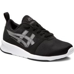 Sneakersy ASICS - TIGER Lyte-Jogger H7G1N Black/Carbon 9097. Czarne półbuty damskie Asics, na co dzień, bez wzorów, ze skóry ekologicznej, bez obcasa, na płaskiej podeszwie, bez zapięcia. W wyprzedaży za 199,00 zł.