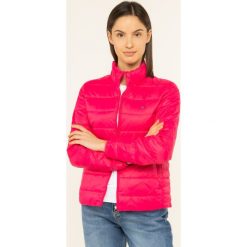 Kurtka puchowa TOMMY HILFIGER Bella WW0WW26806. Zielone kurtki damskie TOMMY HILFIGER, bez wzorów, z puchu, bez kaptura. W wyprzedaży za 719,00 zł.