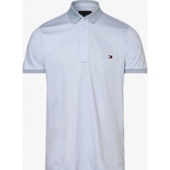 Tommy Hilfiger - Męska koszulka polo, niebieski. Niebieskie koszulki męskie TOMMY HILFIGER, xl, z haftami, eleganckie, polo, bez rękawów. Za 449,95 zł.
