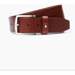 Akcesoria męskie: Tommy Hilfiger – Męski pasek skórzany, beżowy