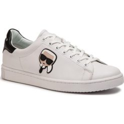 Sneakersy KARL LAGERFELD - KL51210 White Lthr. Białe sneakersy męskie KARL LAGERFELD, bez zapięcia. Za 779,00 zł.