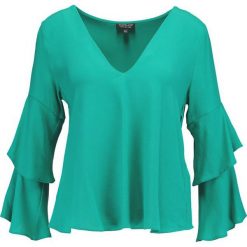 Bluzki asymetryczne: Topshop DOUBLE SLEEVE Bluzka green