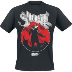 Ghost Rats Admat T-Shirt czarny. Czarne koszulki męskie marki Ghost, l, z nadrukiem, z okrągłym kołnierzem. Za 74,90 zł.