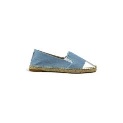Espadryle Replay Slam. Niebieskie espadryle damskie marki Replay, bez wzorów, bez obcasa. Za 114,63 zł.
