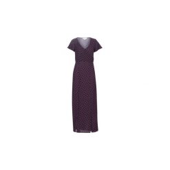Sukienki długie MICHAEL Michael Kors SLICE DOTS SLIT DRESS. Czarne sukienki damskie MICHAEL Michael Kors, s, bez wzorów, bez kołnierzyka, bez rękawów, długie. Za 859,00 zł.