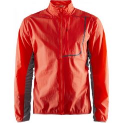 Craft kurtka męska Vent Pack (1908699-433000) L Orange. Pomarańczowe kurtki sportowe męskie Craft, m, bez wzorów, bez kaptura, do biegania. W wyprzedaży za 355,00 zł.