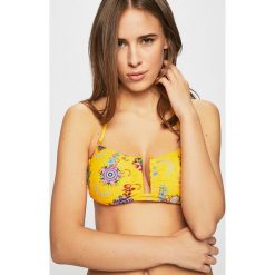 Desigual - Biustonosz kąpielowy. Niebieskie stroje kąpielowe damskie Desigual, s, bez wzorów, z elastanu. W wyprzedaży za 79,90 zł.