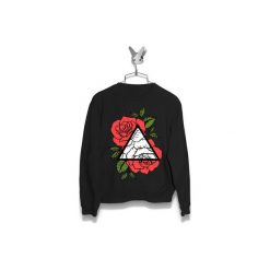 Bluza Róża - Trójkątne Black and White Męska. Szare bluzy męskie Failfake, xxl. Za 170,00 zł.