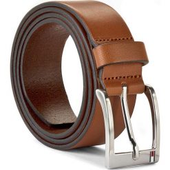 Pasek Męski TOMMY HILFIGER - New Aly Belt E367895011 90 257. Brązowe paski męskie TOMMY HILFIGER, w paski, ze skóry. Za 179,00 zł.