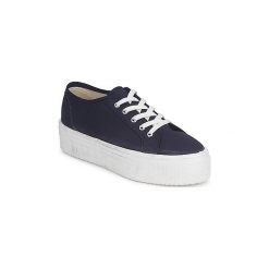 Buty Yurban SUPERTELA. Niebieskie trampki i tenisówki damskie Yurban, bez wzorów, bez zapięcia. Za 74,50 zł.