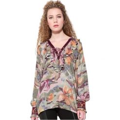Desigual Bluzka damska Blus Marion 17WWBN01 4003 (rozmiar XS). Bluzki damskie Desigual, xs, bez wzorów, bez kołnierzyka, bez rękawów. W wyprzedaży za 148,00 zł.