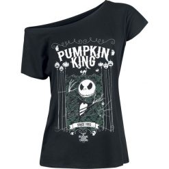Bluzki damskie: Miasteczko Halloween King Jack Koszulka damska czarny