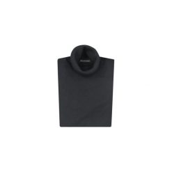 Antracytowy / ciemnografitowy golf męski SW15. Szare swetry męskie Lanieri Fashion - swetry męskie, m, bez wzorów, z wełny, casualowe, z golfem, bez kaptura. Za 134,10 zł.