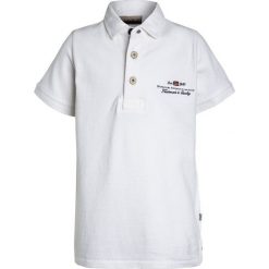 Napapijri ELBAS Koszulka polo bright white. Białe koszulki polo męskie Napapijri, z bawełny, polo. Za 149,00 zł.