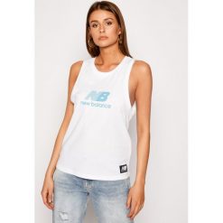 Top New Balance Archive Run WT01557. Białe bluzki damskie New Balance, s, bez wzorów, polo, bez rękawów. W wyprzedaży za 89,00 zł.