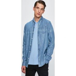 Scotch & Soda - Koszula. Niebieskie koszule męskie Scotch & Soda, s, bez wzorów, z bawełny, casualowe, button down, z długim rękawem. W wyprzedaży za 179,90 zł.