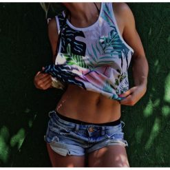Oh Jungle Mesh Tank Top. Czarne topy damskie marki Pakamera, z meshu. Za 159,00 zł.