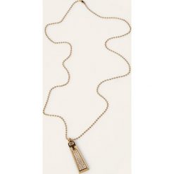 Tommy Hilfiger - Naszyjnik. Żółte naszyjniki damskie TOMMY HILFIGER, ze stali. Za 379,90 zł.