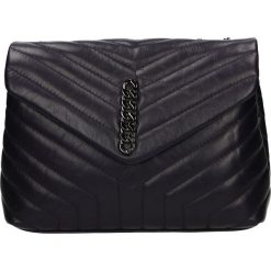 Torba - 28-003G-O S V. Czarne torebki klasyczne damskie Venezia, ze skóry. Za 359,00 zł.