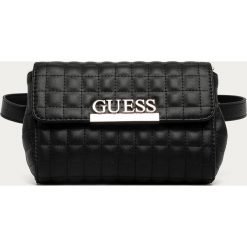 Guess Jeans - Nerka. Czarne nerki damskie Guess Jeans, z aplikacjami, z bawełny, małe, z aplikacjami. Za 479,90 zł.
