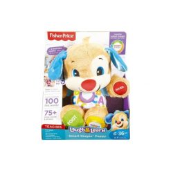 Maskotka interaktywna Szczeniaczek Uczniaczek, Poziomy nauki + EKSPRESOWA DOSTAWA W 24H. Szare przytulanki i maskotki Fisher Price. Za 117,55 zł.