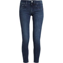 GStar LYNN DMID ANKLE SUPER SKINNY Jeans Skinny Fit dk aged89. Niebieskie jeansy damskie marki G-Star, bez wzorów, z elastanu. Za 469,00 zł.