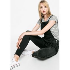 Lee - Ogrodniczki Skinny Bib. Czarne bez kategorii marki Lee, z elastanu. W wyprzedaży za 299,90 zł.