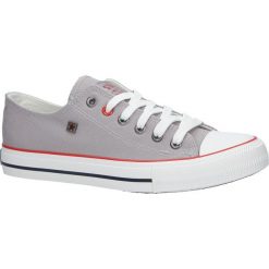 Trampki sznurowane Big Star T274. Szare trampki i tenisówki damskie marki BIG STAR, bez wzorów, na sznurówki. Za 69,99 zł.