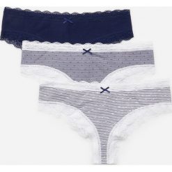 Bawełniane majtki hipster 3 pack -. Majtki damskie Reserved, s, z bawełny. Za 49,99 zł.