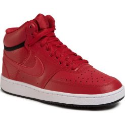 Buty NIKE - Court Vision Mid CD5436 600 Gym Red/Gym Red-Black. Czerwone półbuty damskie Nike, na co dzień, bez wzorów, ze skóry ekologicznej, bez obcasa, bez zapięcia. W wyprzedaży za 259,00 zł.