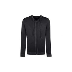 Swetry Trussardi 52M00021 / Full Zip Hood Knit. Czarne swetry męskie Trussardi, xl, bez wzorów, bez kołnierzyka, bez kaptura. Za 439,00 zł.