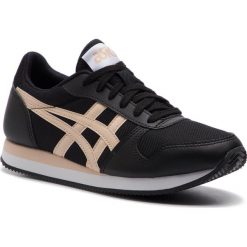 Sneakersy ASICS - TIGER Curre II 1192A099 Black/Nude 002. Czarne półbuty damskie Asics, ze skóry ekologicznej. W wyprzedaży za 189,00 zł.