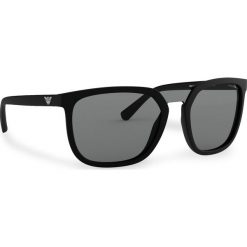 Okulary przeciwsłoneczne EMPORIO ARMANI - 0EA4123 500187 Black/Black. Czarne okulary przeciwsłoneczne męskie Emporio Armani, z tworzywa sztucznego. W wyprzedaży za 409,00 zł.